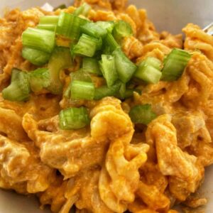 Crock Pot Buffalo Chicken Pasta *SF
